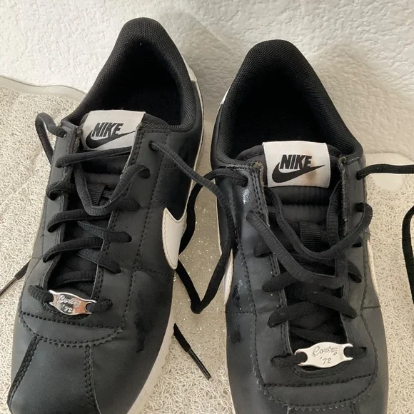 Nike Cortez 904764-001 black and white unisex Size 6 youth - Picture 10 of 10